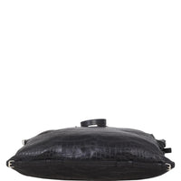 Saint Laurent Military ID Tote Large Croc-Embossed