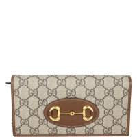 Gucci GG Supreme Horsebit 1955 Chain Wallet