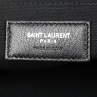 Saint Laurent Military ID Tote Large Croc-Embossed