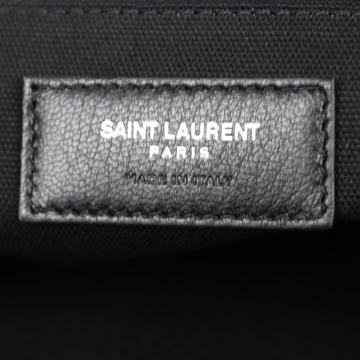 Saint Laurent Military ID Tote Large Croc-Embossed