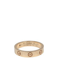 Cartier Love Wedding Band 18k Rose Gold 1 Diamond