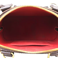 Louis Vuitton Alma BB Damier Ebene | Brown Leather