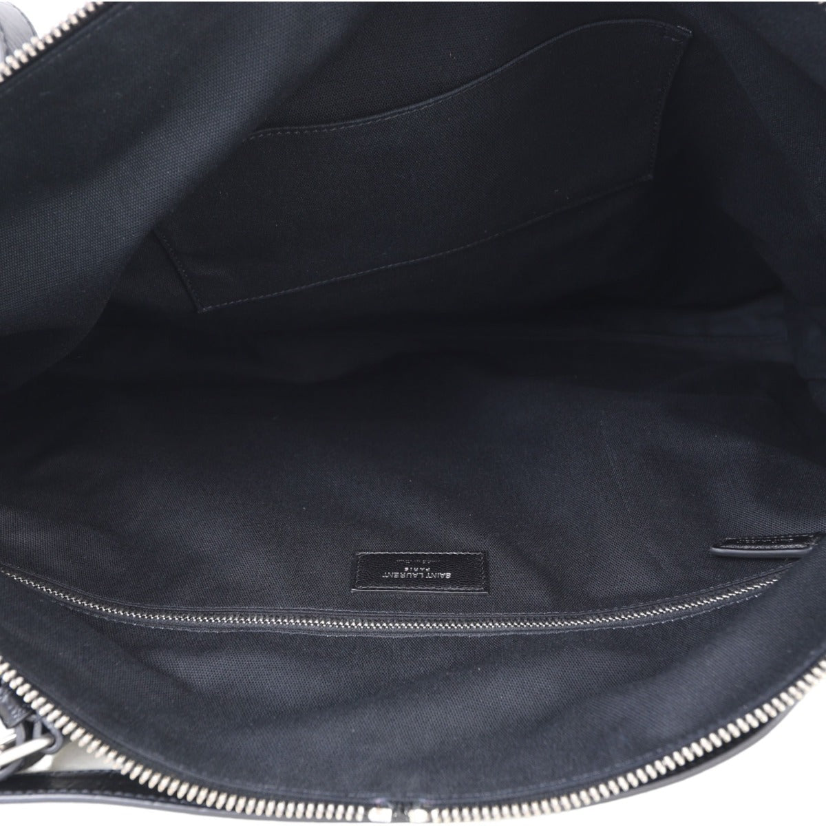 Saint Laurent Military ID Tote Large Croc-Embossed