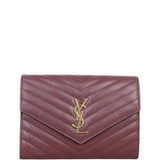 Saint Laurent Cassandre Flap Wristlet Pouch