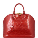 Louis Vuitton Alma GM Monogram Vernis | Red