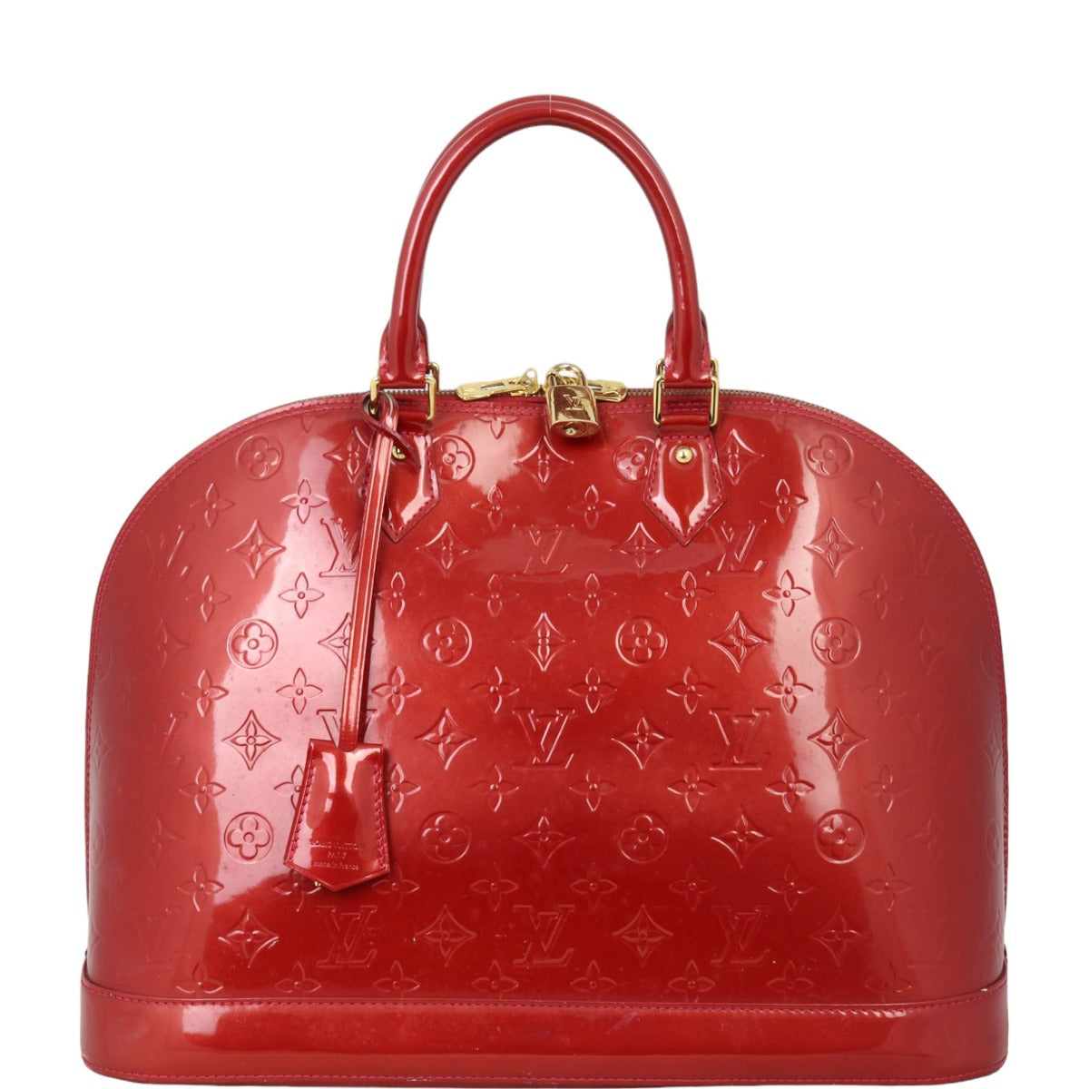 Louis Vuitton Alma GM Monogram Vernis | Red