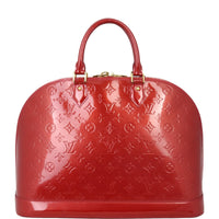 Louis Vuitton Alma GM Monogram Vernis | Red