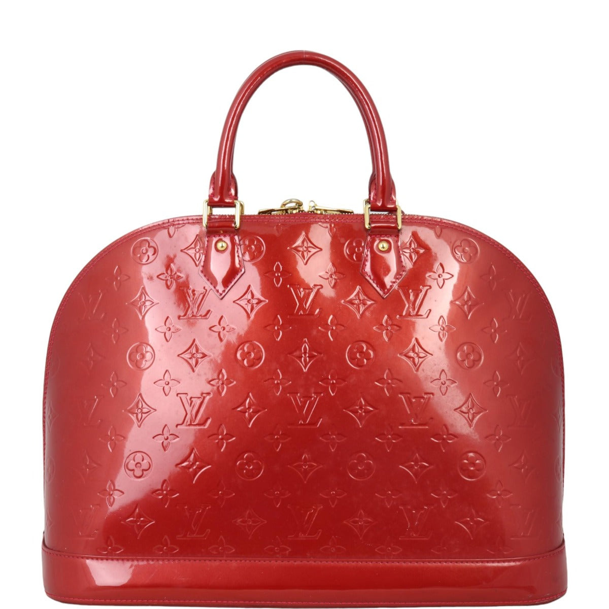 Louis Vuitton Alma GM Monogram Vernis | Red