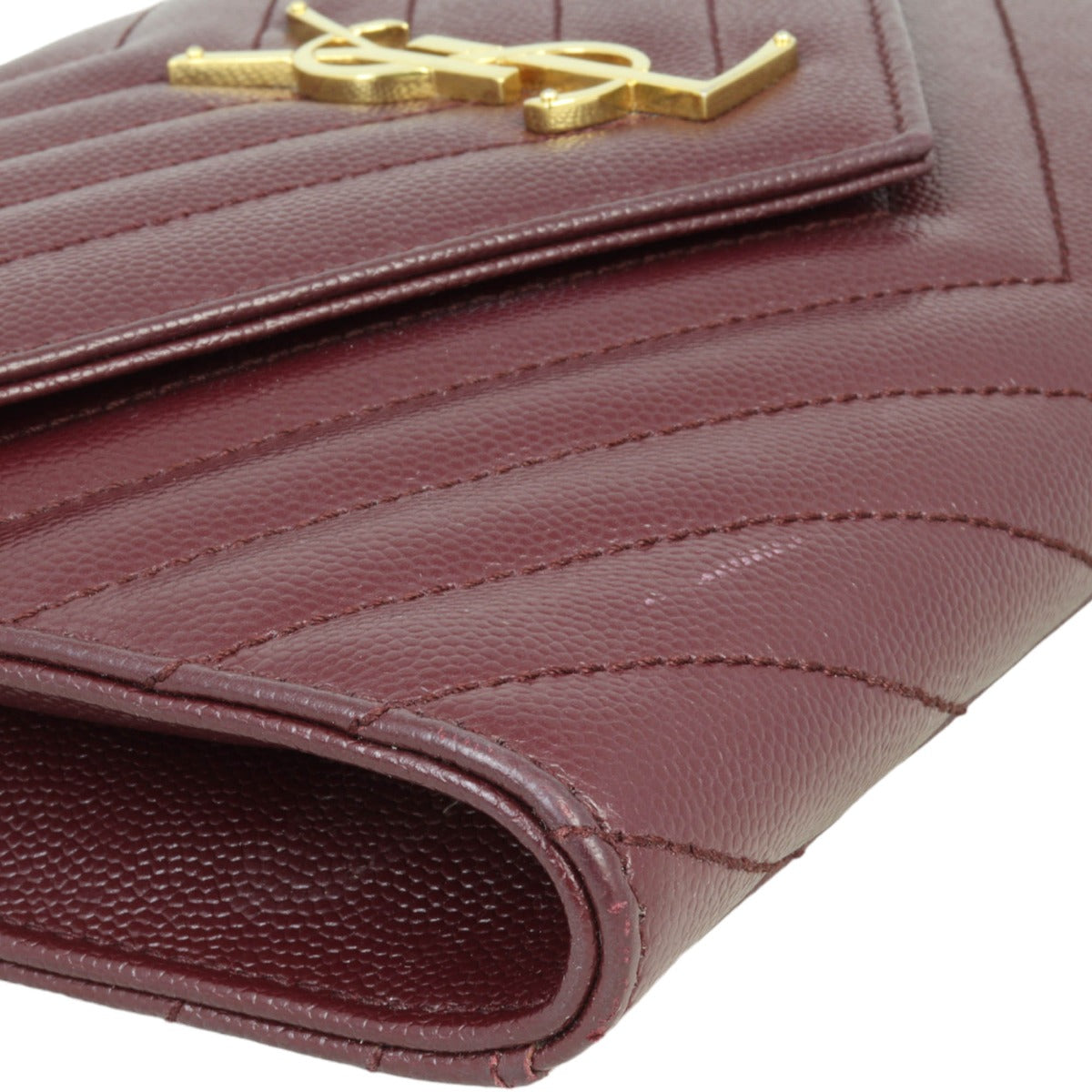 Saint Laurent Cassandre Flap Wristlet Pouch