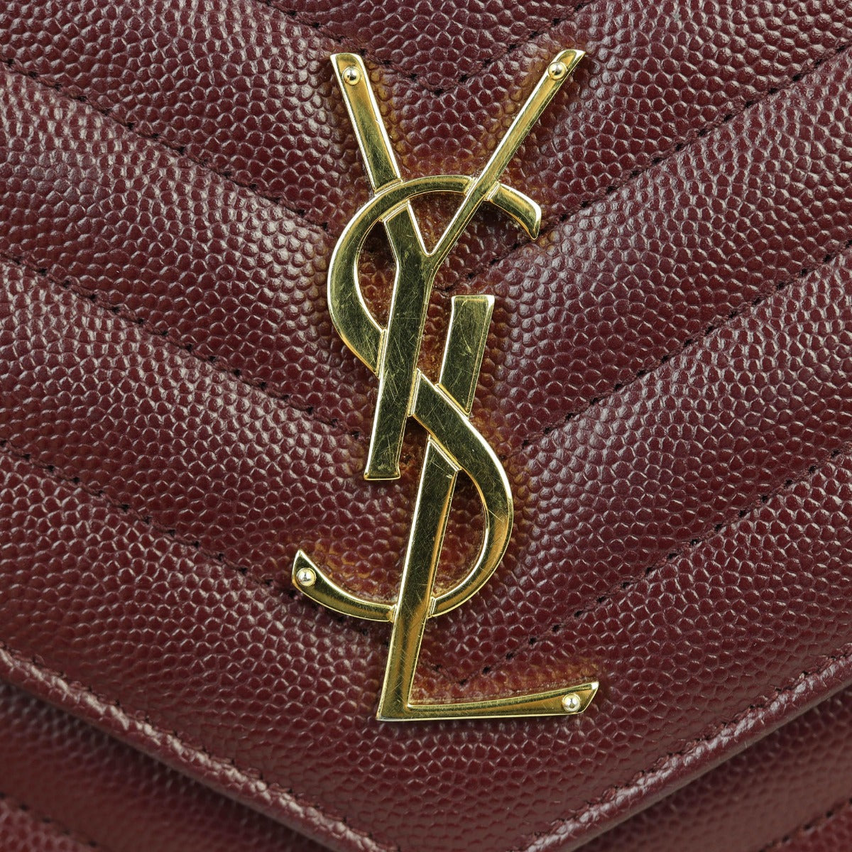 Saint Laurent Cassandre Flap Wristlet Pouch