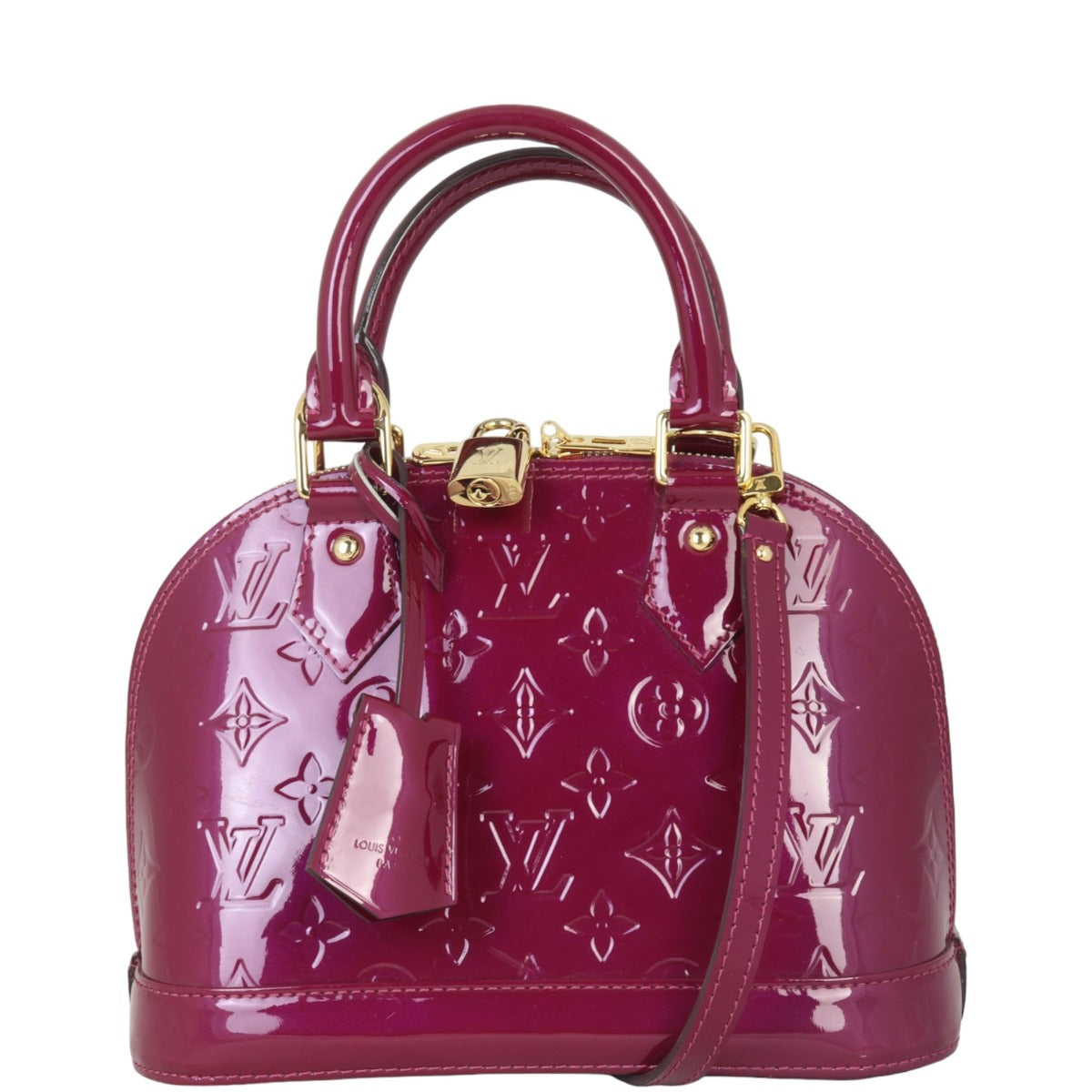 Louis Vuitton Alma BB Monogram Vernis | Rouge Fauviste