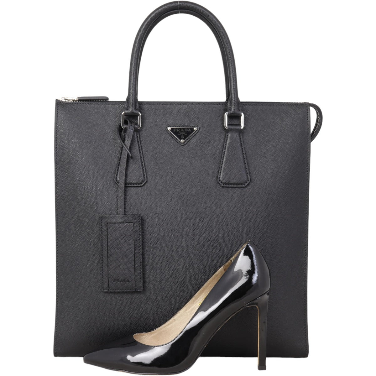 Prada Saffiano Tall Tote