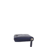 Chanel Boy Long Zipped Wallet | Navy Blue