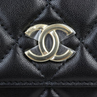 Chanel Ribbon Clutch on Chain