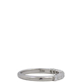 Tiffany & Co Forever Half Circle Diamond Platinum 2mm Ring