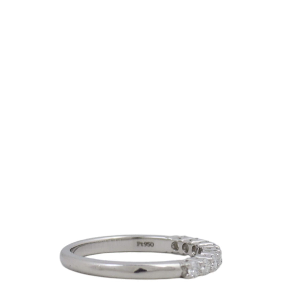 Tiffany & Co Forever Half Circle Diamond Platinum 2mm Ring