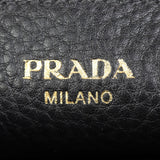 Prada Vitello Daino Crossbody Flap Bag Interior Stamp