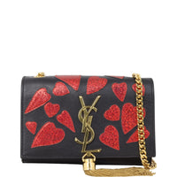 Saint Laurent Kate Tassel Chain Bag Small Hearts