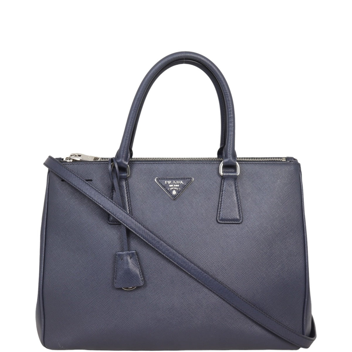 Prada Saffiano Lux Galleria Double Zip Tote Medium