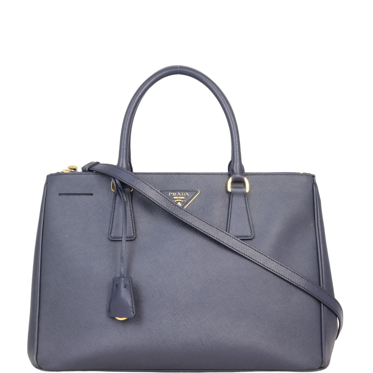 Prada Saffiano Lux Galleria Double Zip Tote Medium