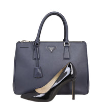 Prada Saffiano Lux Galleria Double Zip Tote Medium