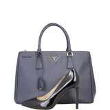 Prada Saffiano Lux Galleria Double Zip Tote Medium
