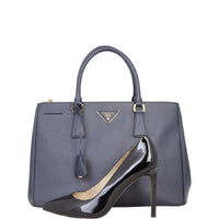 Prada Saffiano Lux Galleria Double Zip Tote Medium