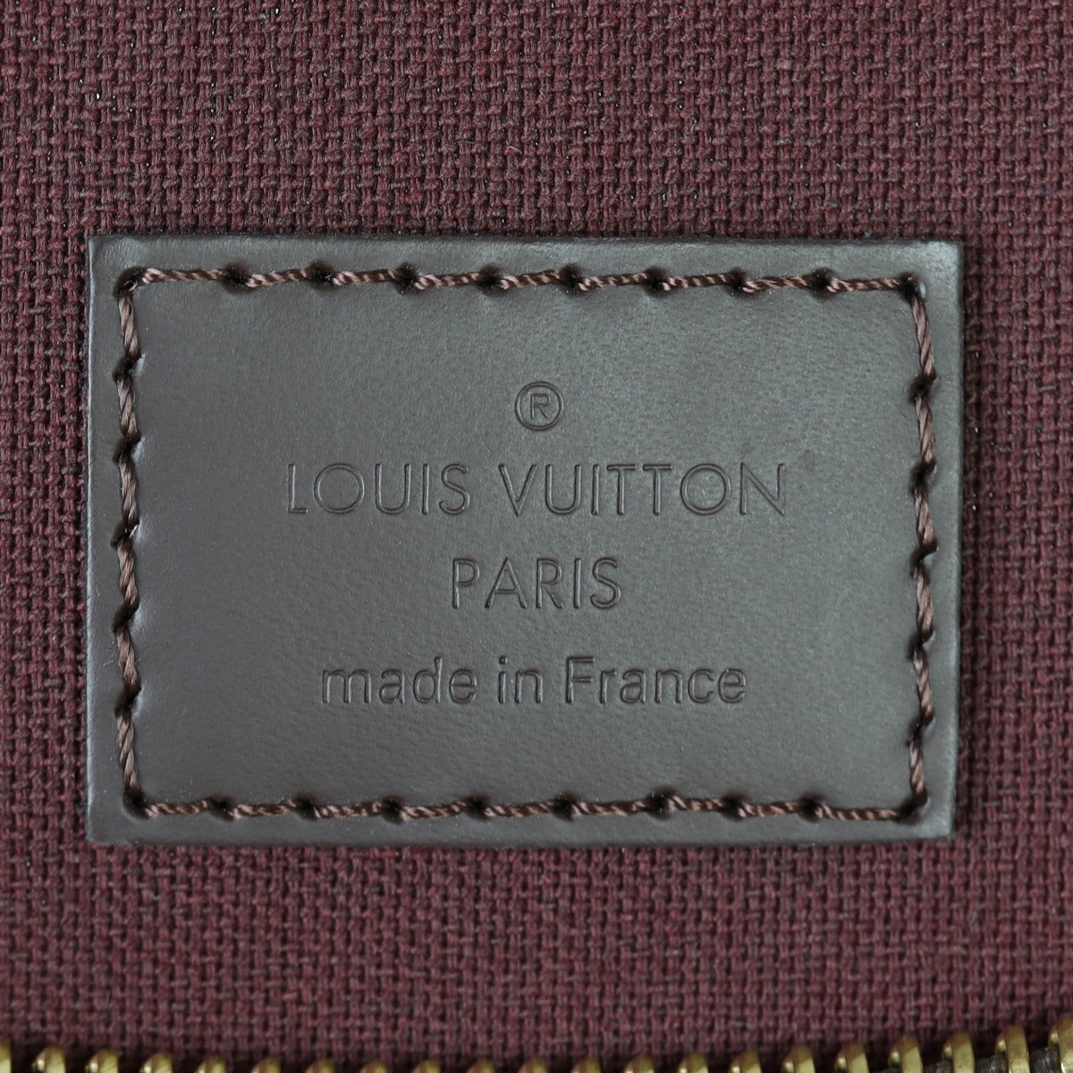 Louis Vuitton Iena PM Damier Ebene Interior Stamp
