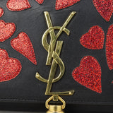 Saint Laurent Kate Tassel Chain Bag Small Hearts