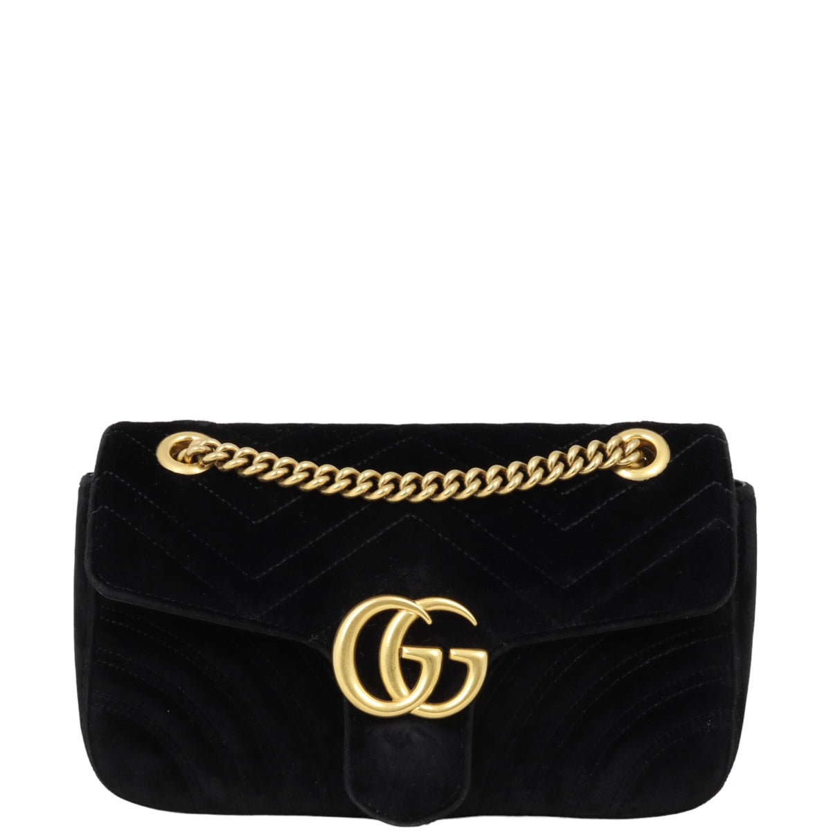 Gucci Marmont Velvet Small Shoulder Bag