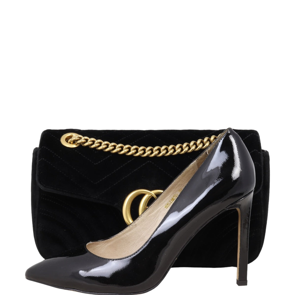 Gucci Marmont Velvet Small Shoulder Bag