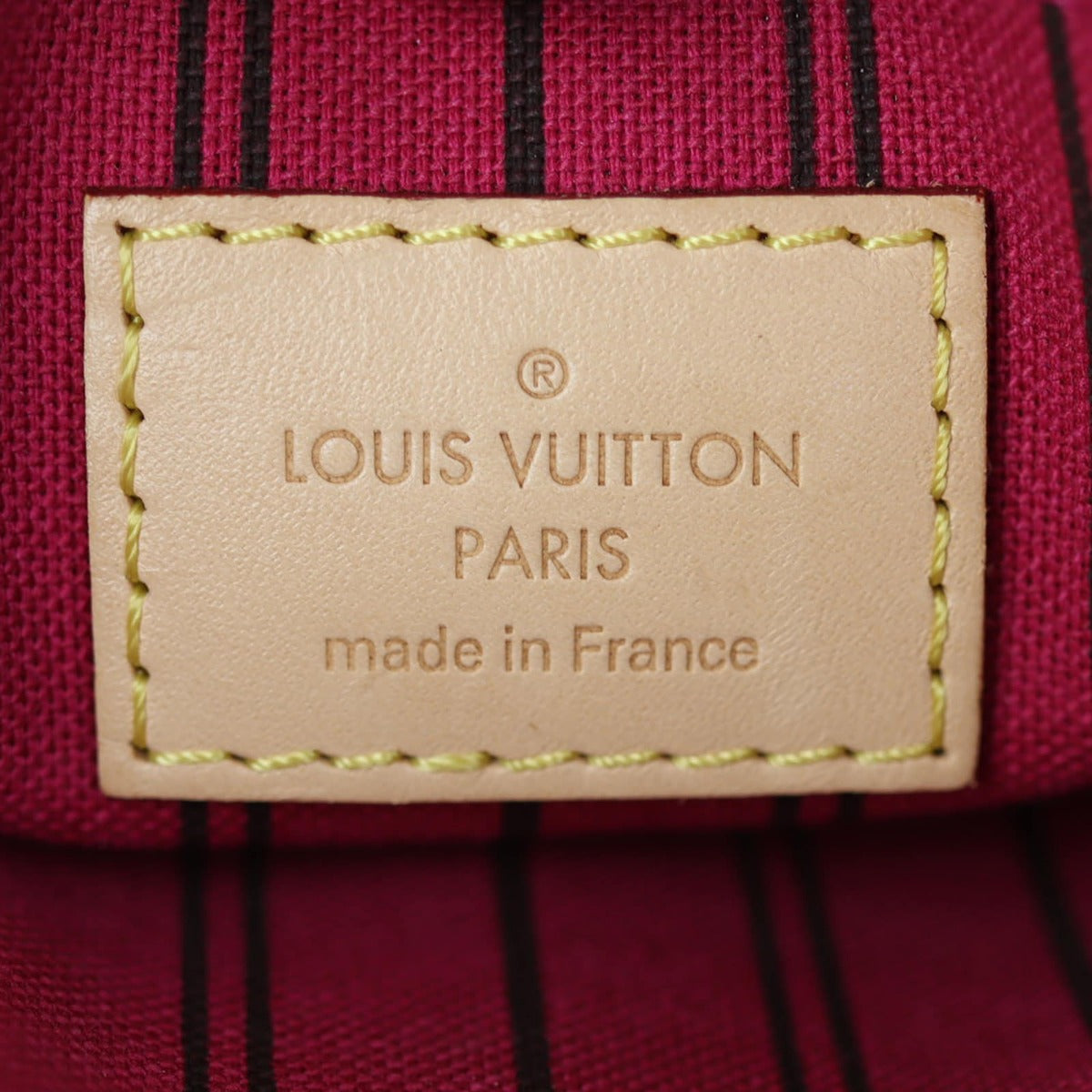 Louis Vuitton Neverfull GM Monogram Interior stamp
