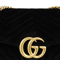 Gucci Marmont Velvet Small Shoulder Bag