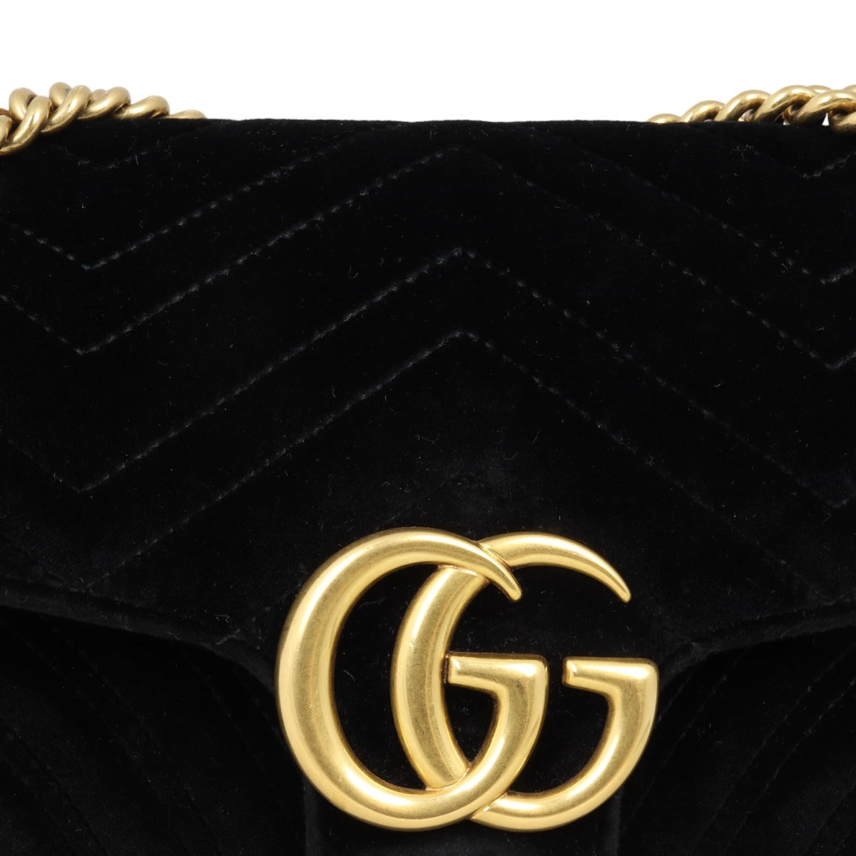 Gucci Marmont Velvet Small Shoulder Bag