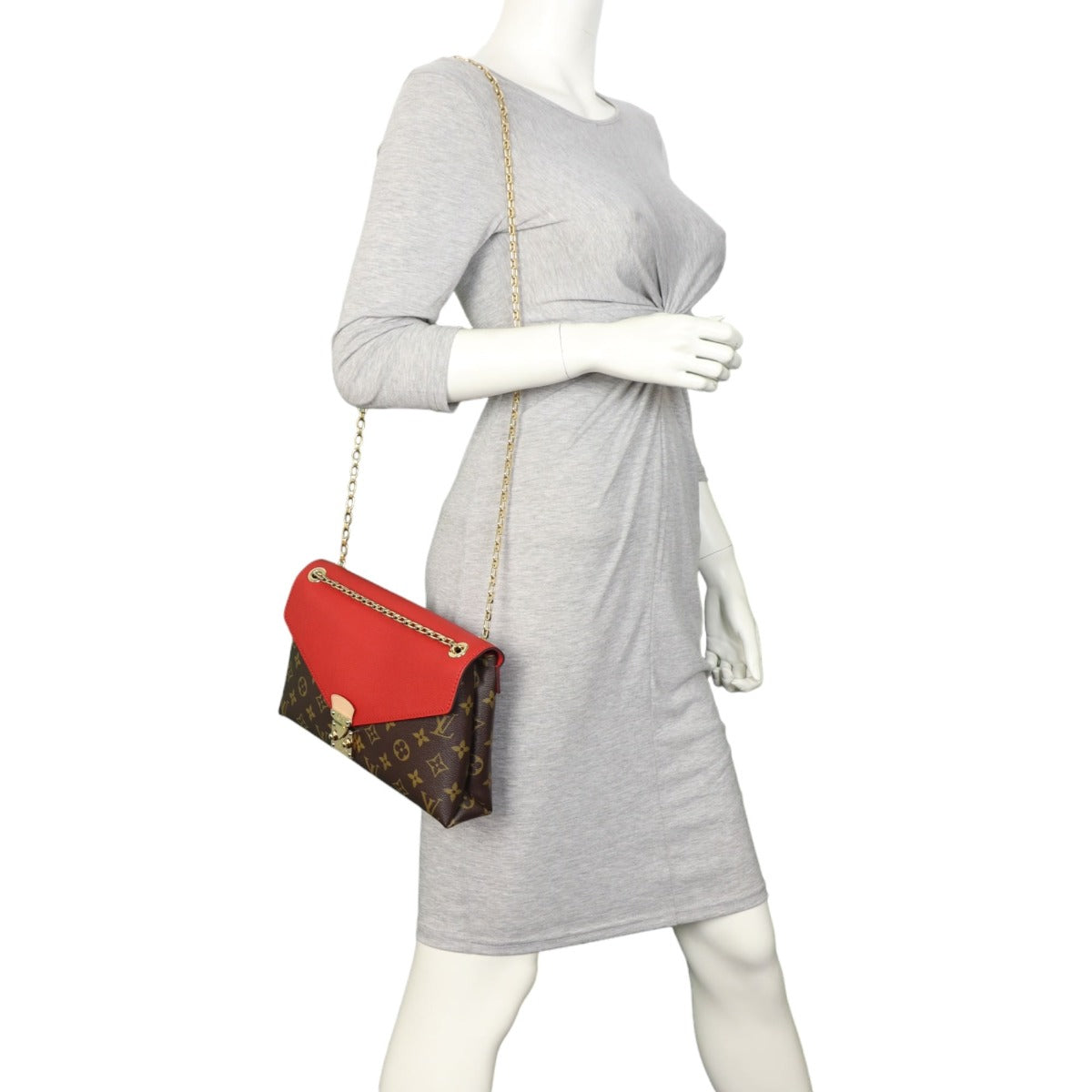 Louis Vuitton Pallas Chain Shoulder Bag Monogram