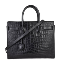 Saint Laurent Sac de Jour Small Croc-Embossed
