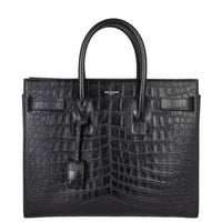 Saint Laurent Sac de Jour Small Croc-Embossed