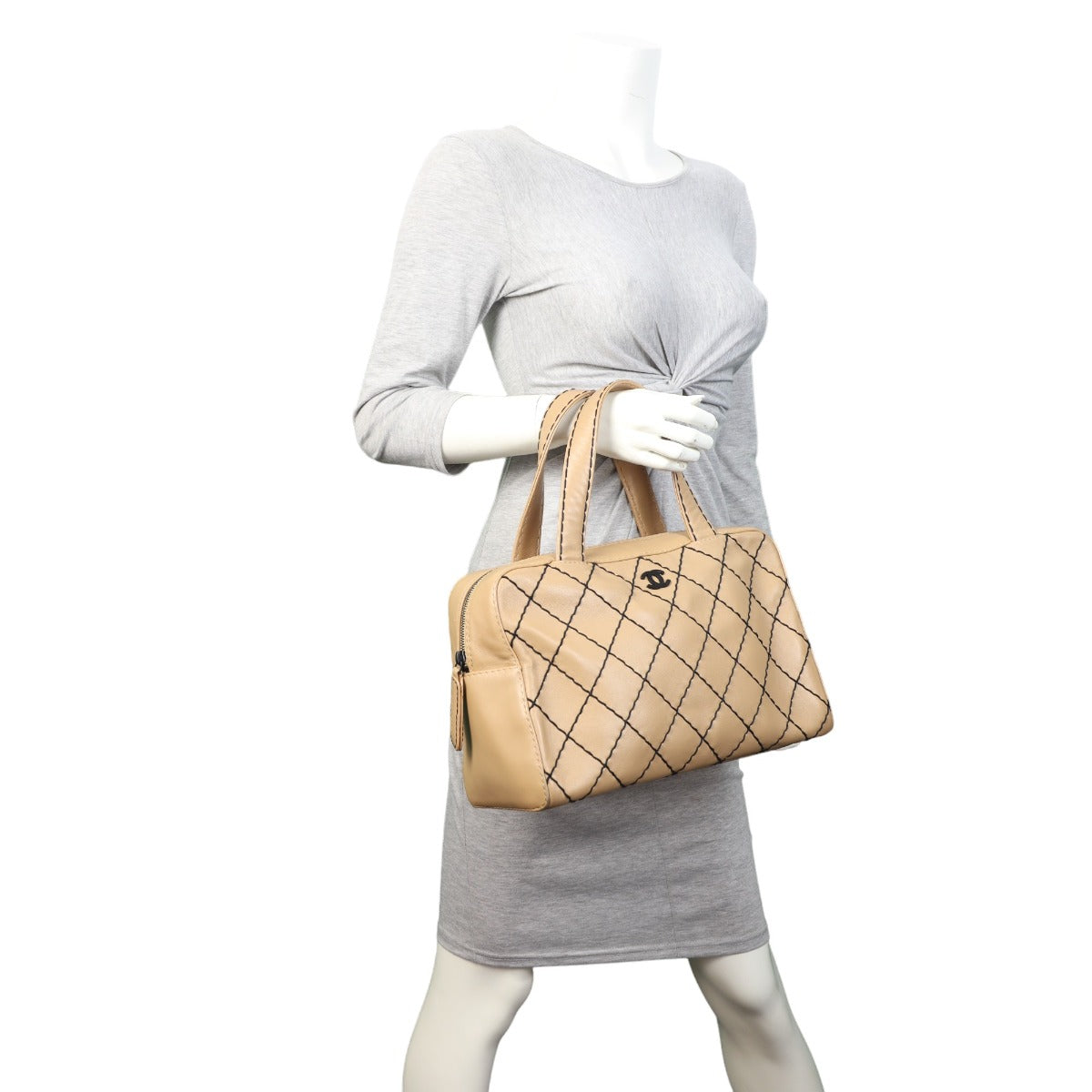 Chanel Wild Stitch Tote | Beige