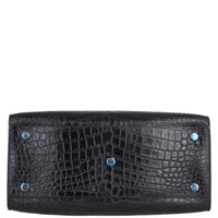 Saint Laurent Sac de Jour Small Croc-Embossed