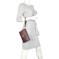 Saint Laurent Cassandre Flap Wristlet Pouch