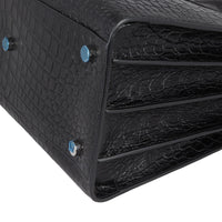 Saint Laurent Sac de Jour Small Croc-Embossed