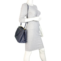 Prada Saffiano Lux Galleria Double Zip Tote Medium