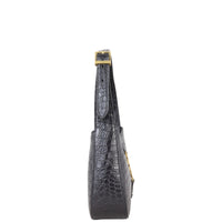 Saint Laurent Le 5 A 7 Hobo Croc-Embossed