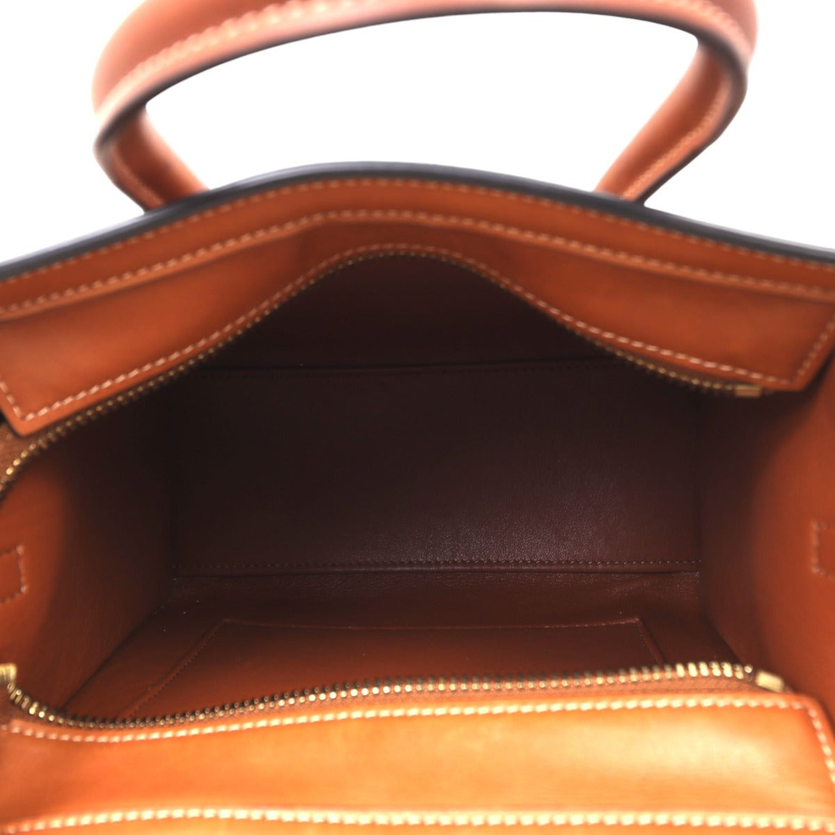 Celine Nano Luggage Tote Denim