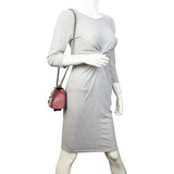 Gucci GG Supreme Blooms Padlock Small Shoulder Bag