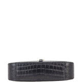 Saint Laurent Le 5 A 7 Hobo Croc-Embossed
