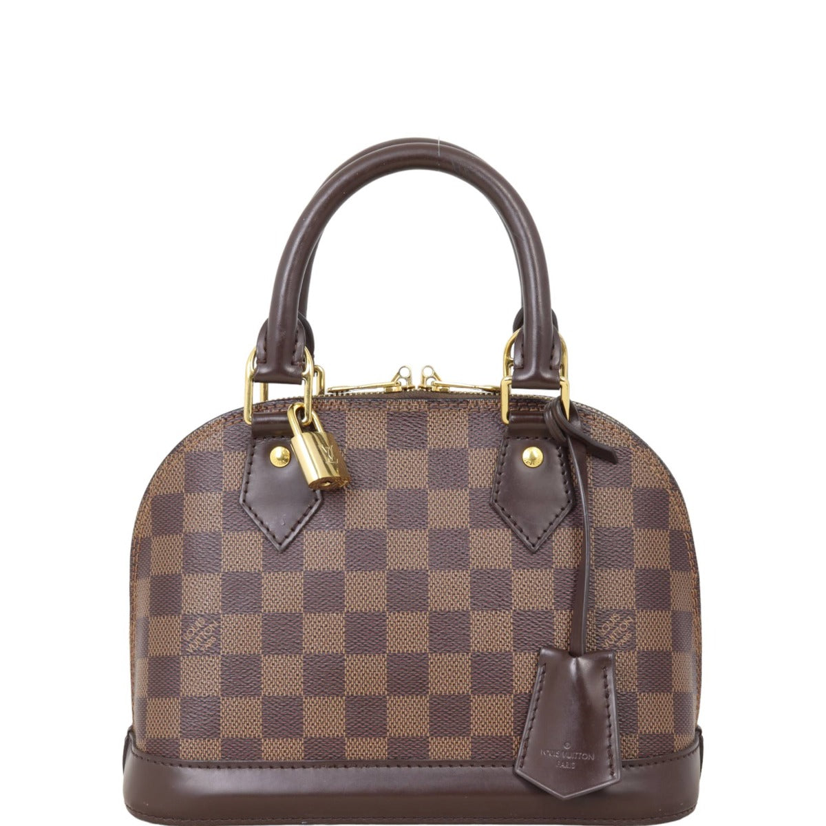 Louis Vuitton Alma BB Damier Ebene | padlock