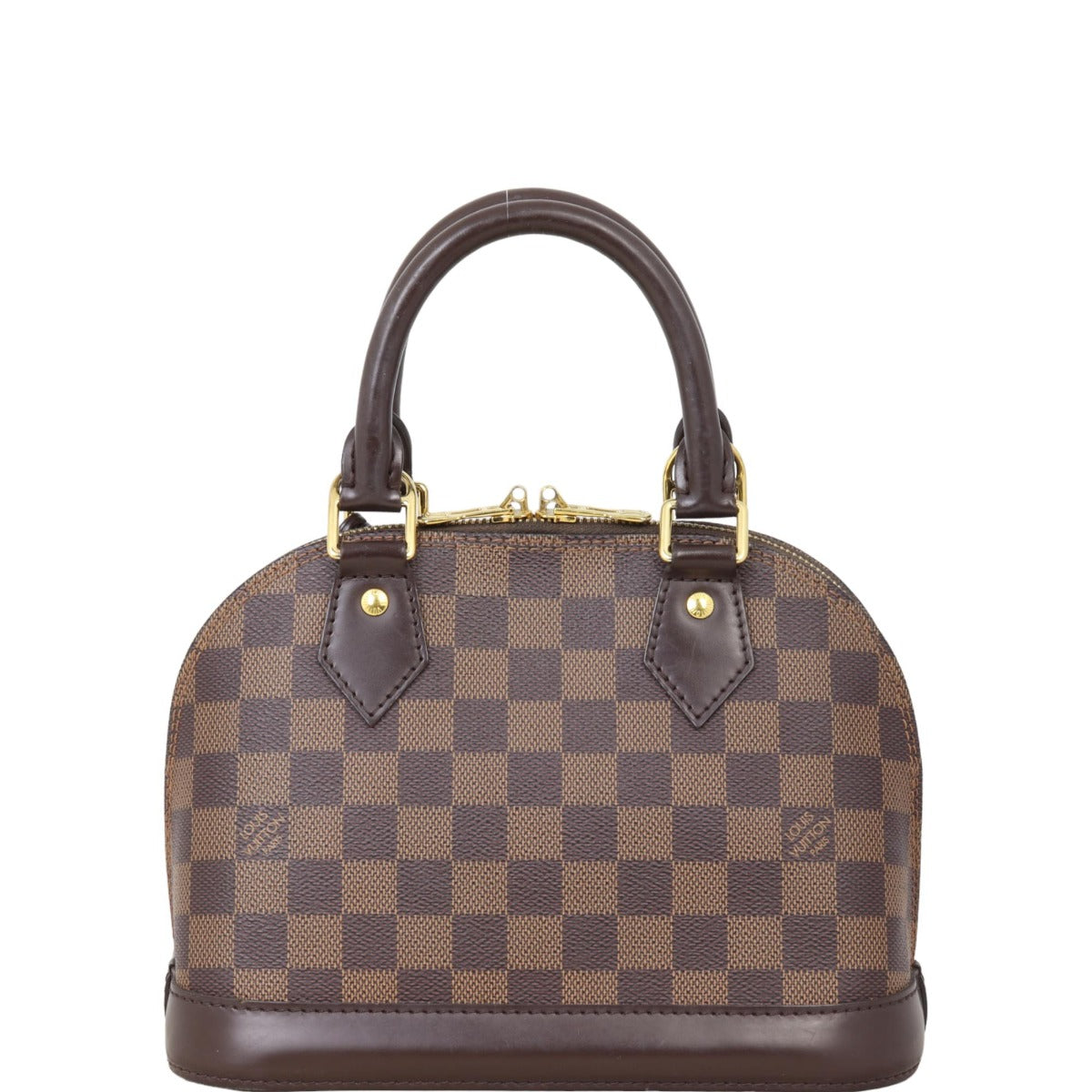 Louis Vuitton Alma BB Damier Ebene | padlock
