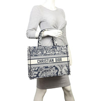 Dior Book Tote Medium Toile de Jouy Reverse