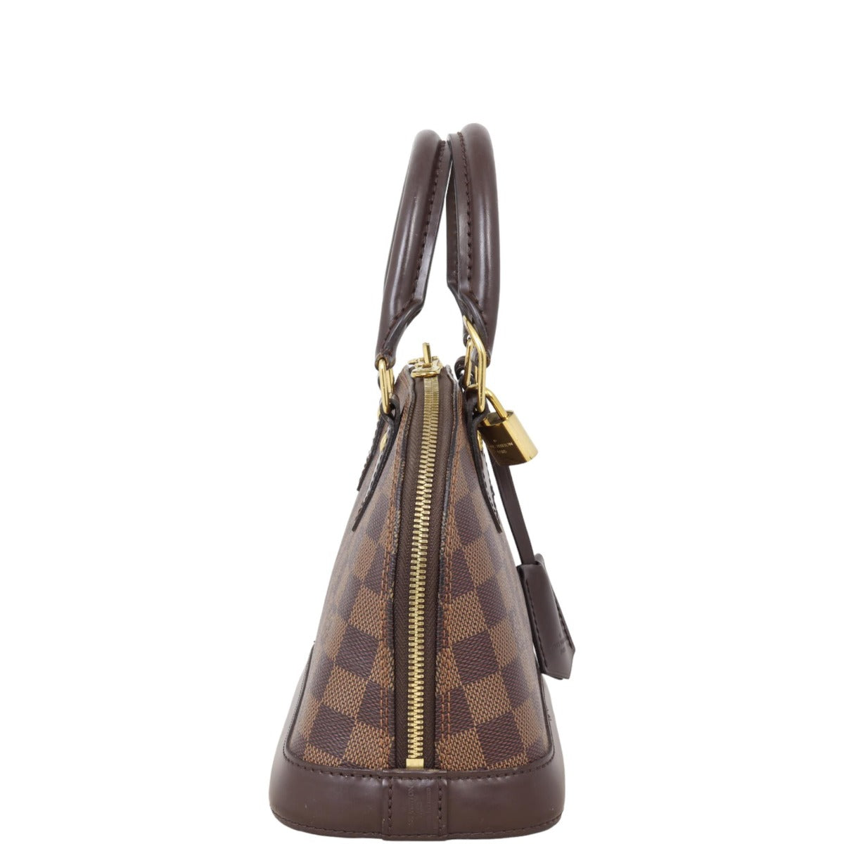 Louis Vuitton Alma BB Damier Ebene | padlock